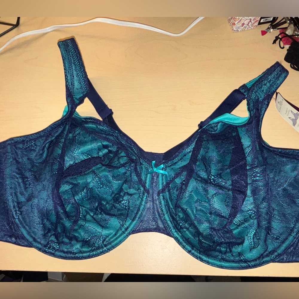Cacique Full Coverage Blue Bra Size 44DDD NWT